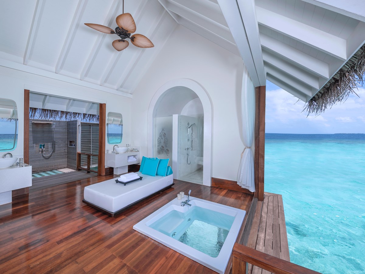 Les plus beaux pilotis aux Maldives Oovatu