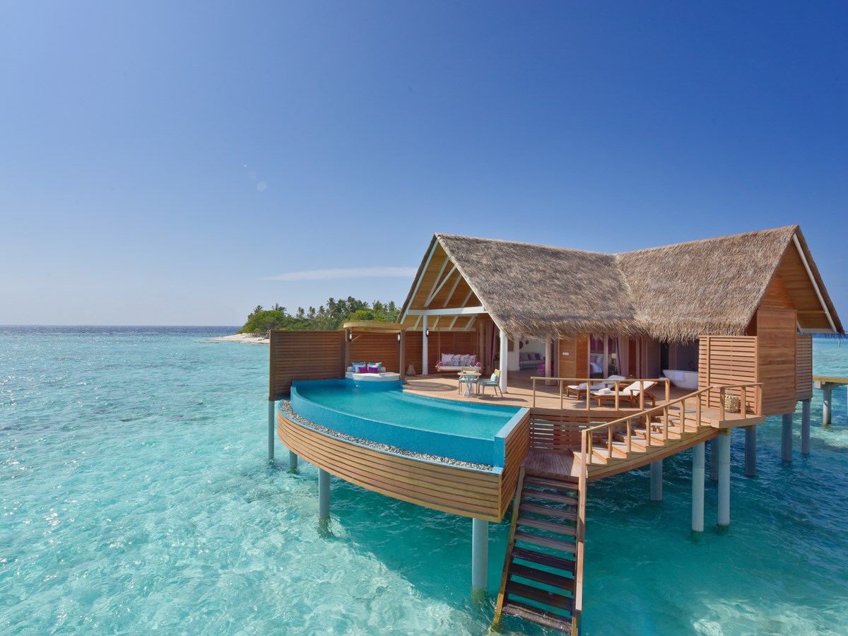 Les plus beaux pilotis aux Maldives Oovatu