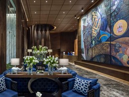 Le lobby de l'hôtel