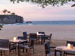 Dégustez un somptueux repas au Beach Club de l'Amanera