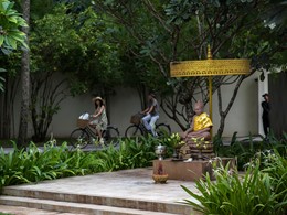 Balade à vélo à l'hôtel Amansara à Siem Reap
