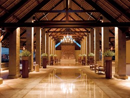 Le lobby de l'Amanusa à Bali