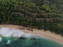 Vue aérienne de l'hôtel