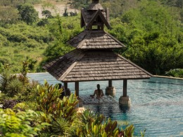 Profitez de la superbe piscine de l'Anantara Golden Triangle