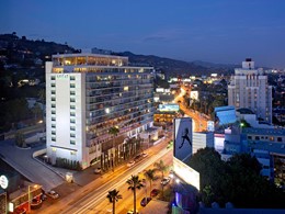 Vue de l'Andaz West Hollywood, situé à proximité du célèbre Sunset Boulevard