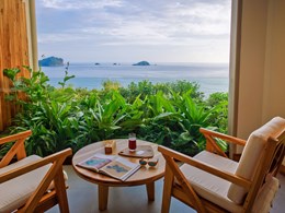 La terrasse de la Ocean Breeze Room