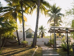 Un jardin paisible et luxuriant