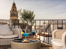 Vue spectaculaire depuis la terrasse