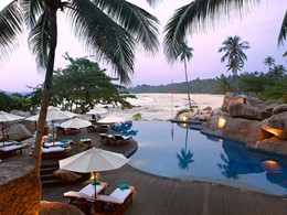 Autre vue de la piscine de l'hôtel Banyan Tree