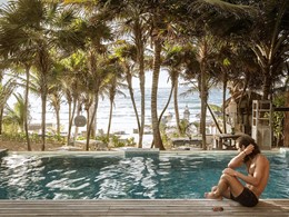 Profitez de la belle piscine du Be Tulum Hotel au Mexique