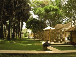 Jardin de l'hôtel Belmond Jimbaran à Bali