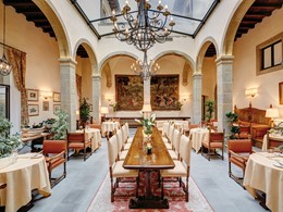 Le restaurant La Loggia du Belmond Villa San Michele
