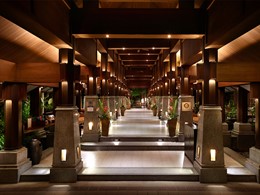 Le lobby du Bo Phut Resort situé en Thailande
