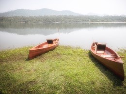 Canoë au Bougainvillea Retreat au Sri Lanka