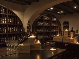 La cave à vin Dolce Vita de l'hôtel Capri Palace