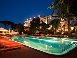 La piscine du Capri Palace situé à Naples