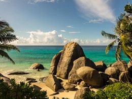 Les rochers granitiques typiques des Seychelles