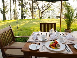 Petit dejeuner du Ceylon Tea Trails au Sri Lanka