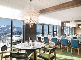 Une incroyable vue depuis les Alpages Gourmet Lounge