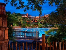 La piscine du Disney's Animal Kingdom Lodge à Orlando.