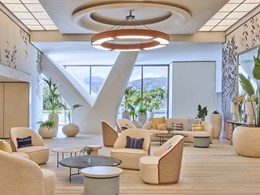 Le lobby de l'hôtel 