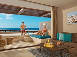 Preferred Club Junior Suite Swim Out Ocean View du Dreams Playa Mujeres