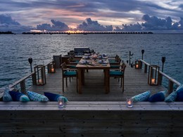 Somptueux dîner sur l'eau