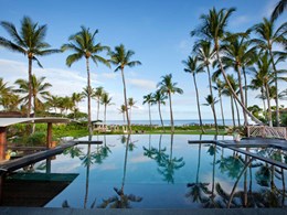 La superbe piscine du Four Seasons Hualalai à Hawaii