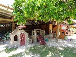 Le coin enfants de l'hôtel Havaiki Lodge Fakarava en Polynésie