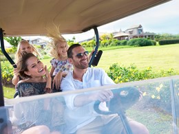 Balade en voiturette de golf au cœur du Domaine de Bel Ombre