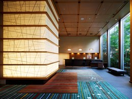 Le lobby de l'hôtel 