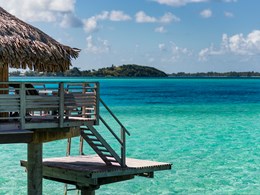 End of Pontoon Overwater Bungalow 