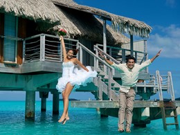 Mariage dans un cadre unique à l'Intercontinental Bora Bora