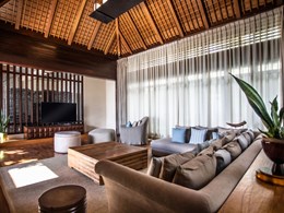 Le séjour de la Grand Beachfront Villa