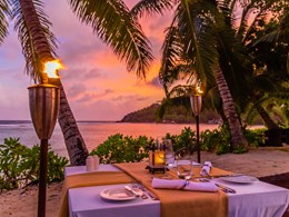 Diner romantique sur la plage