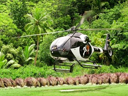 Profitez d'une balade en hélicoptère au Kempinski Resort