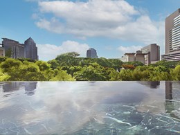 La piscine à débordement