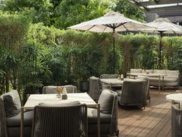 Cuisine italienne servie en terrasse