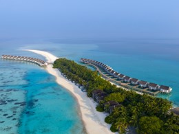 Une île paradisiaque au cœur de l'atoll de Rasdhu