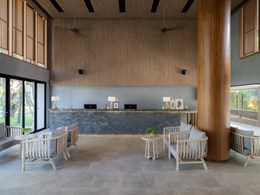 Le lobby de l'hôtel