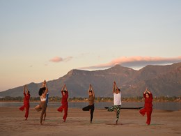 Séance de yoga matinale