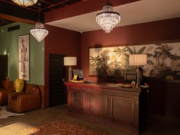Le lobby de l'hôtel