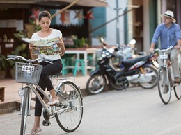 Balade à vélo au Luang Say Residence au Laos
