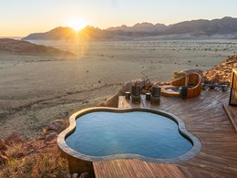 Plunge pool avec vue imprenable