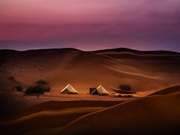 Le Magic Private Camps est situé au coeur du magnifique désert Wahiba Sands