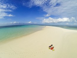 La plage du Manta Resort