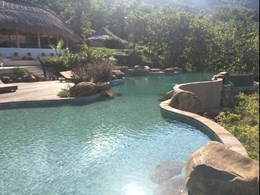 La piscine du Mathis Lodge