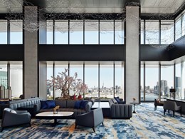 Le lobby de l'hôtel