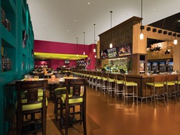 Le bar du restaurant HECHO de l'hôtel MGM Grand