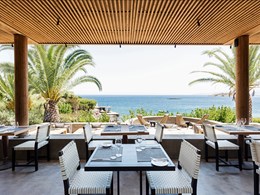 Le restaurant Inblu offre une superbe vue sur la baie de Mirabello